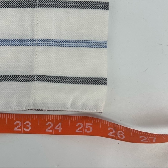 Madewell Slim Emmett Wide-Leg Crop Pants in Montpellier Stripe Size 28 (10) - Picture 6 of 10